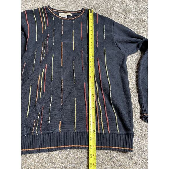 Norm Thompson Men’s Vintage Wild Sweater Embroidered 90s 3D Medium Coogi-Style - Picture 5 of 6